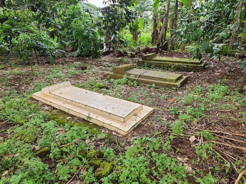Three graves